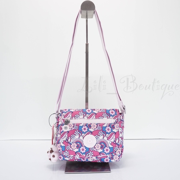 Kipling Sabian Crossbody Mini Shoulder Bag Polyester AC8282 Mystical Mane Multi - Picture 1 of 11